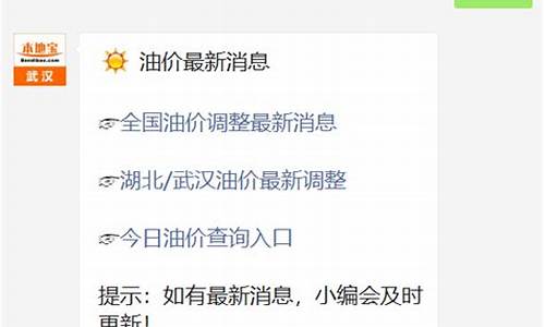 武汉油价查询最新消息_武汉实时油价查询
