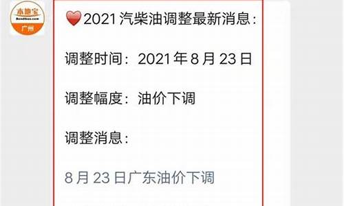 油价调价了吗最新消息_油价调整最新消息油价调整时间